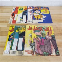 11 Vintage Jack And Jill Children's Magazines