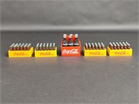Miniature Coca-Cola Bottles in Crates Magnets