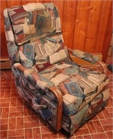 Vintage reclining chair, 30 x 34 x 30
