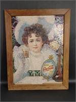 Vintage Framed Drink Coca-Cola 5¢ Puzzle