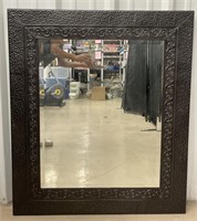 Large Mirror with Ornate Detailed Frame