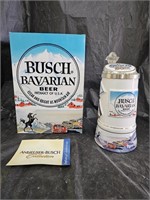 Busch Beer 50th Anniversary Collector's Stein