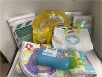Group of Baby Items