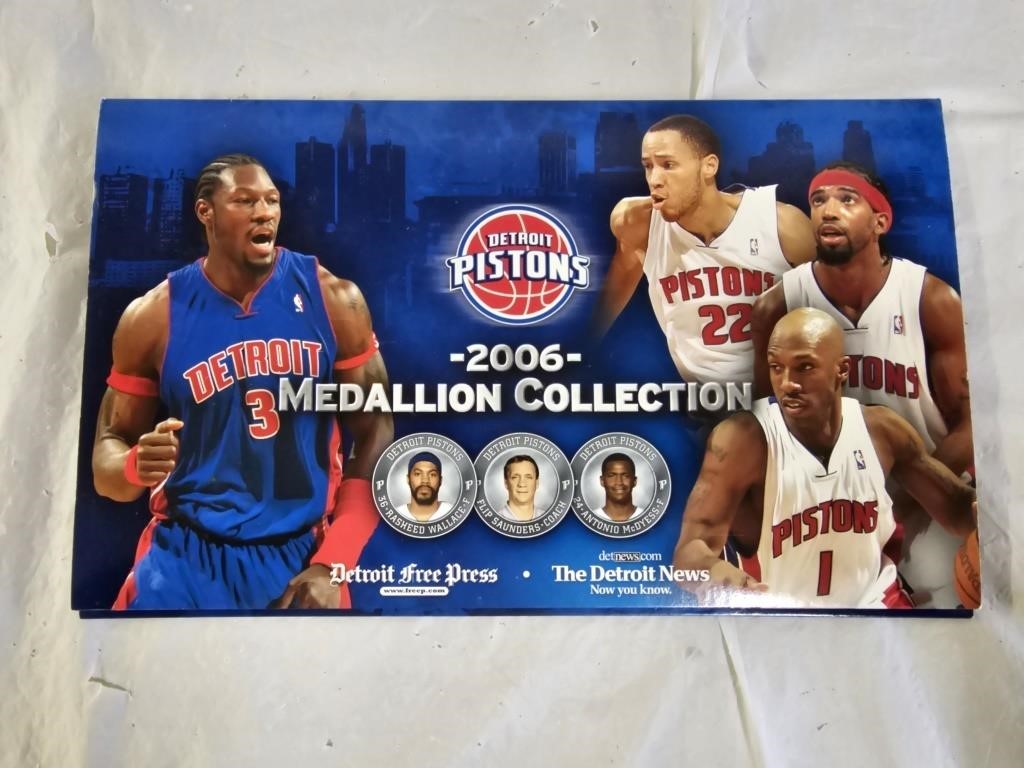 2006 Detroit Pistons Medallion Collection