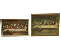Last Supper Framed Art Print Pair