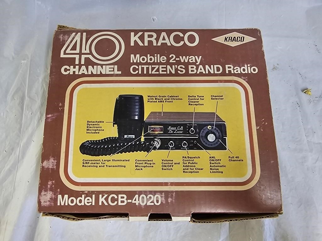 NIB Kraco 40 Channel CB Radio