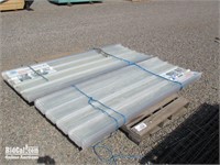 Approximately (60) 35.43" x 7.87' Polycarbonate Ro