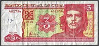 2005 CUBA 3 PESOS