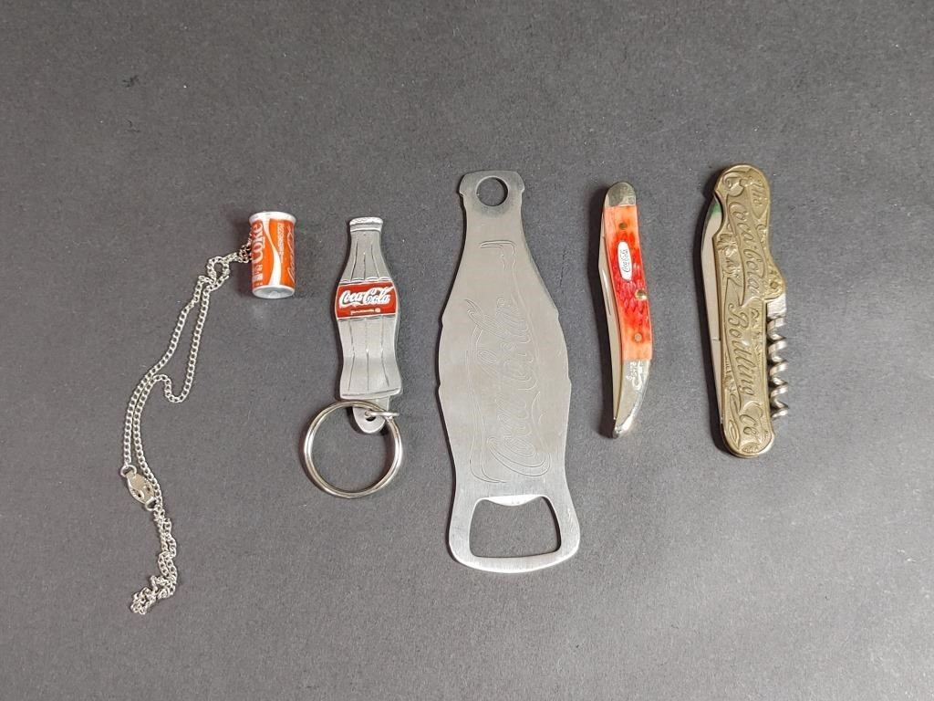 Coca Cola Knives and Opener