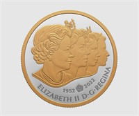 .999 Silver Proof Canadian $1 Coin Queen Elizabeth