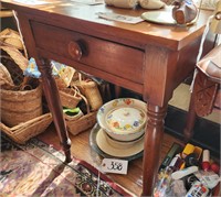 Antique Cherry Table, Drawer