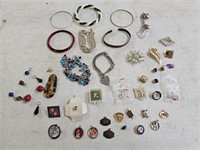Brooches, Pins, Pendants and Bracelets