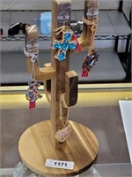 JEWELRY TOWER AND ASSORTED COSTUME JEWELRY