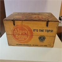 Alpen Brau Wooden Beer Crate