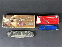 Wenger Swiss Army Knife and W.R. Case & Sons Knife
