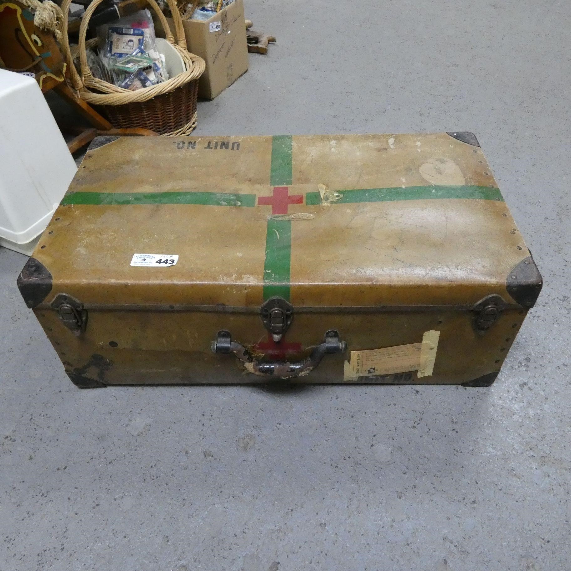 Red Cross Military Suitcase / Trunk
