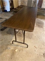 6ft x24" folding table - good condition