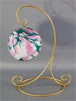 Art Glass Ornament with Stand