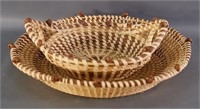 Woven Bowl and Basket