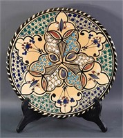 Moorish-Style Pottery Plate