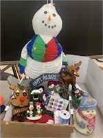 Snowman Decor, Reindeer Decor, Christmas Decor