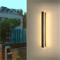 23.6Inch Wall Lamp  Frosted Panel  Warm Light