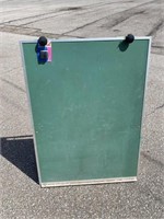 free standing chalk board
