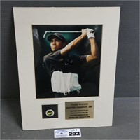 Tiger Woods Masters Champion Photo & Pin