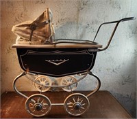Antique Crown Baby Doll Carriage
