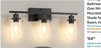 Asnxcju Modern 3-Light Vanity Wall Light Fixtures