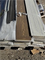 Wood grained siding