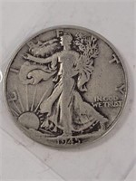 1945 WALKING LIBERTY HALF DOLLAR