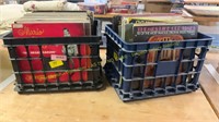 2 ct Crates of Vinyl Albums