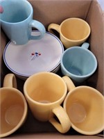 ASSORTED DISHES, MUGS