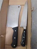 CLEAVER AND CHEF'S KNIFE