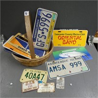 Assorted License Plates & Motorcycle Plates