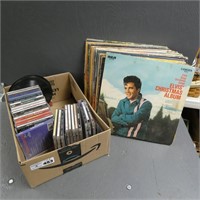 Country Music CD's & Assorted Record Albums