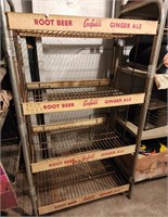 Canfields Root Beer Ginger Ale Retail Shelf Rack