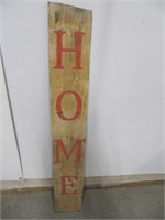 51" WOODEN "HOME" SIGN