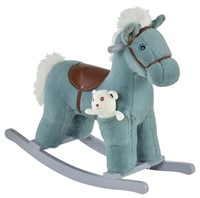 $70 Qaba Kids Plush Ride-On Rocking Horse