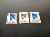 Indonesia 1965 President Sukarno Stamp Set