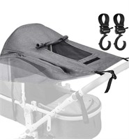 Stroller Sun Shade for Baby (Gray/with 2Pcs