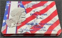 2 Year Susan B. Anthony P,D,S $ Coin Display Unc.