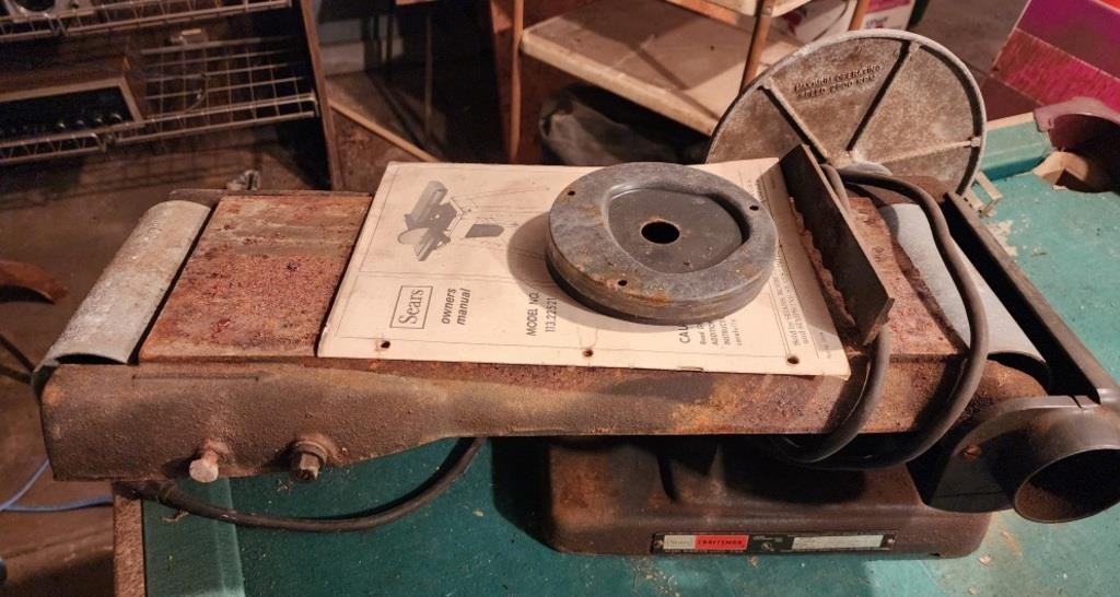 Sears Belt  and Disc Sander, untested