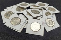 (20) 1965 Kennedy Half Dollars Au+ 40% Silver