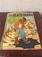 1942 Little Black Sambo Cloth Like Book