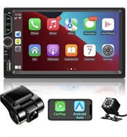 Double Din Car Stereo with Dash Cam,Compatible