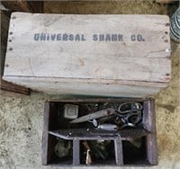 Universal Shank Co Wooden Box, Wooden box