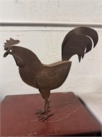 Vintage Metal Rooster Decor