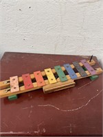 Vintage Children's Wood Xylophone